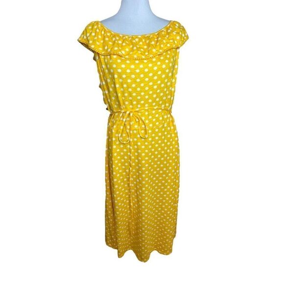 Boden Bethany Jersey Dress Yellow Size 18L - Picture 1 of 12